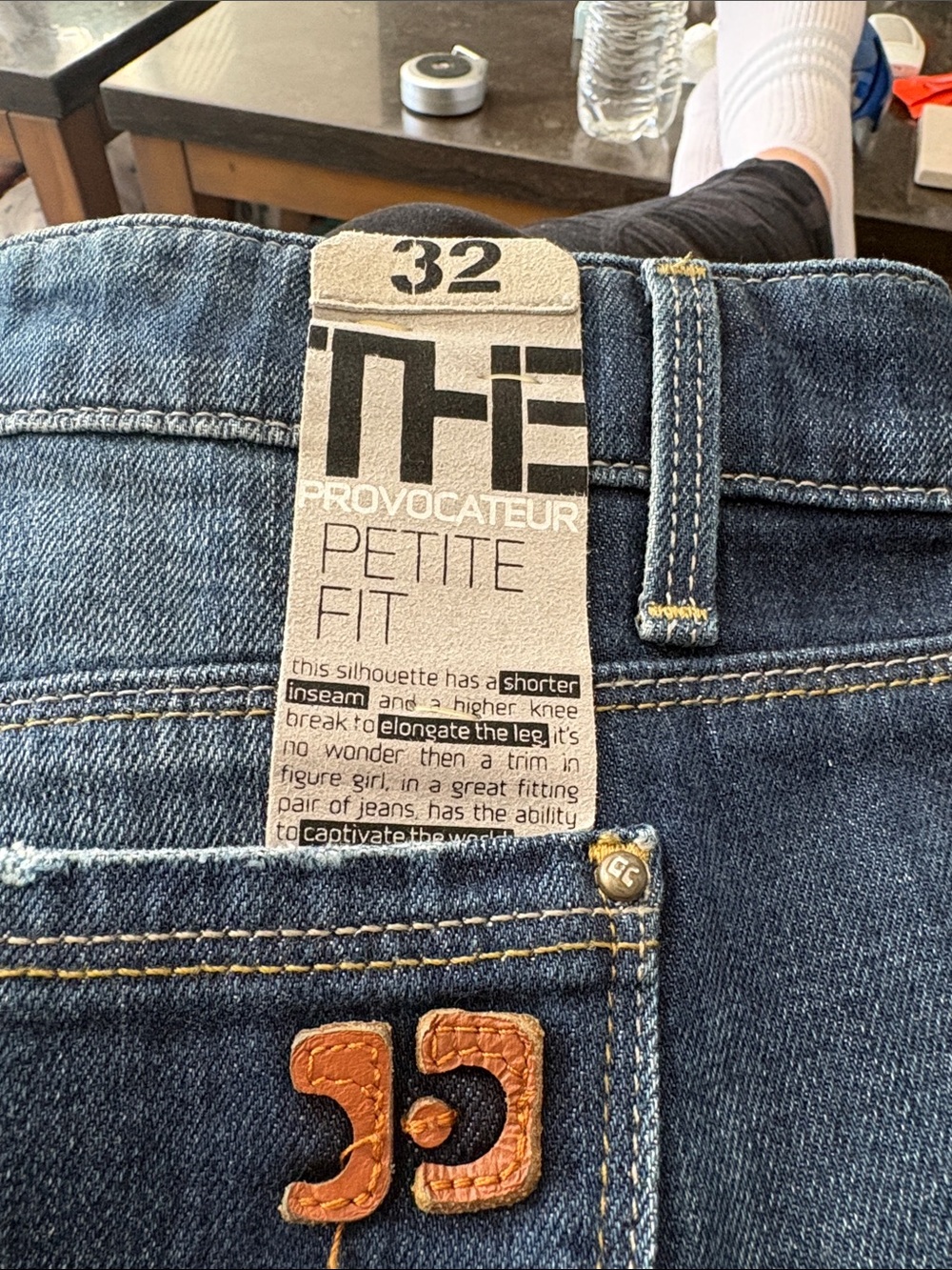 Joe's Jeans Bootcut Petite Fit in Dark Blue Denim
